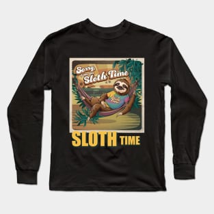On a Sloth Time Long Sleeve T-Shirt